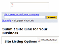 Add Link - Blue URL Suggest Your Link Directory Submit