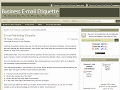 E-mail Marketing Etiquette - Business Email Etiquette