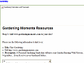 Gardening Moments Resources