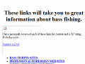 Great Bass Fishing Links from Walt Reynolds